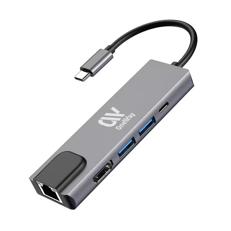 DOCK HUB ONEWAY USB-C 5 EN...